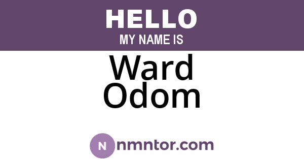 Ward Odom