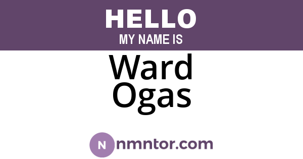Ward Ogas