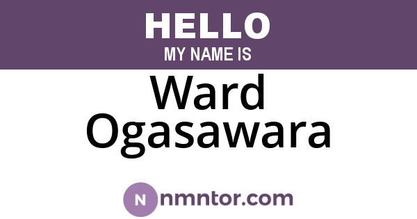 Ward Ogasawara