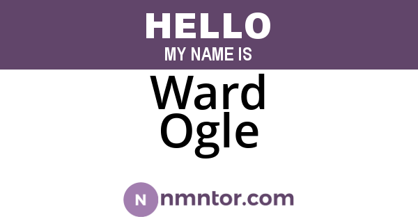 Ward Ogle