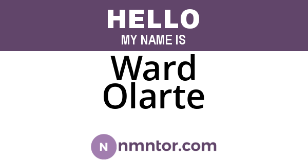 Ward Olarte