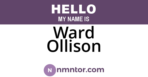 Ward Ollison