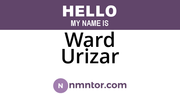 Ward Urizar