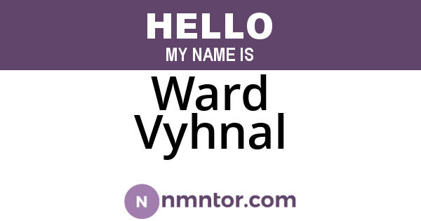 Ward Vyhnal