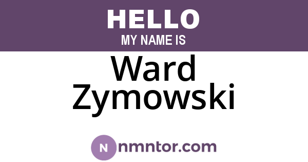 Ward Zymowski