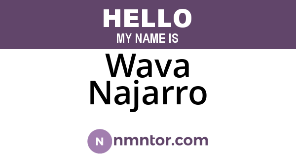 Wava Najarro