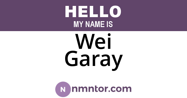 Wei Garay
