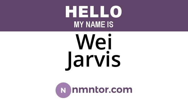 Wei Jarvis