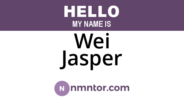 Wei Jasper