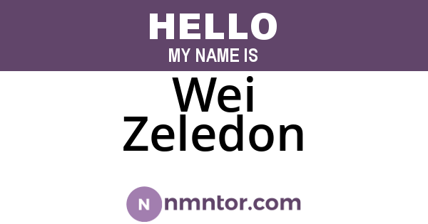 Wei Zeledon