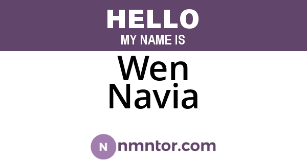 Wen Navia