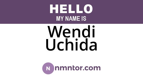 Wendi Uchida
