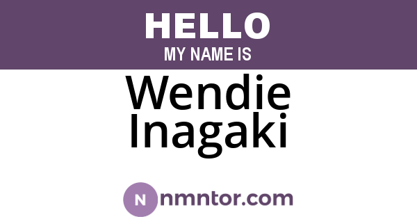 Wendie Inagaki