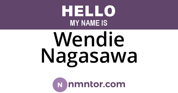Wendie Nagasawa