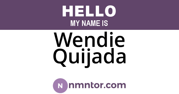 Wendie Quijada