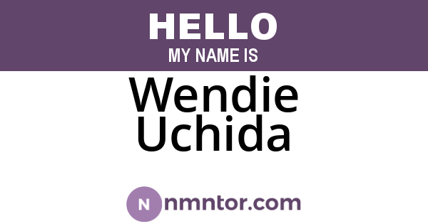 Wendie Uchida