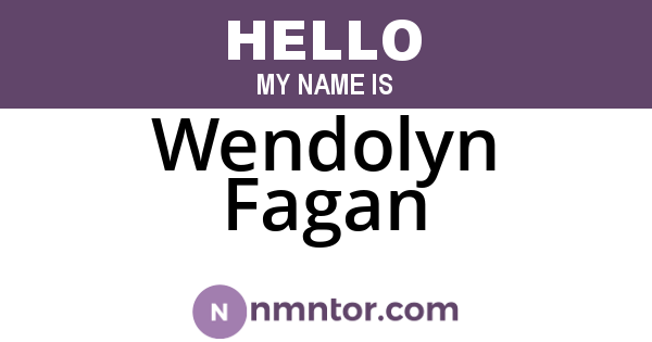 Wendolyn Fagan