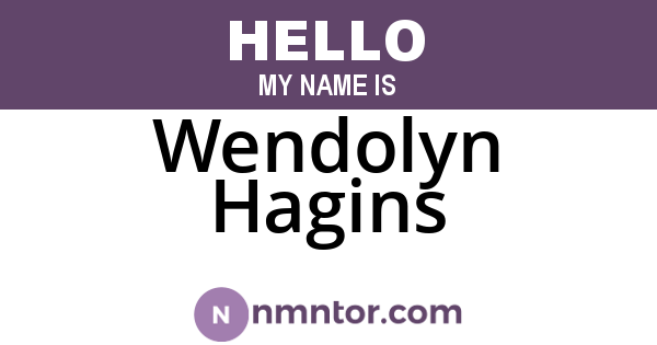 Wendolyn Hagins