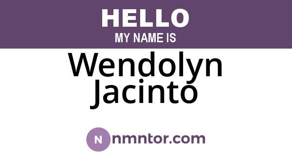 Wendolyn Jacinto