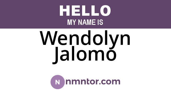 Wendolyn Jalomo