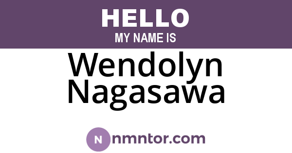 Wendolyn Nagasawa