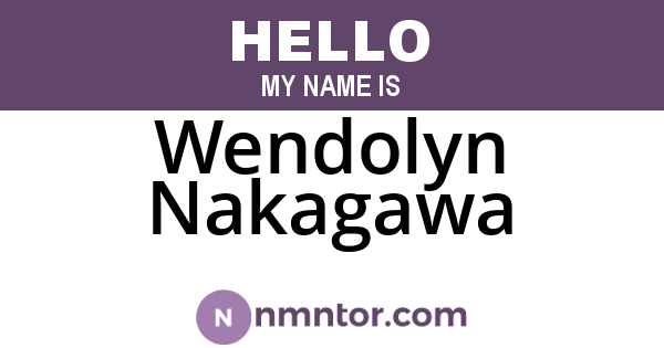 Wendolyn Nakagawa