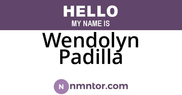 Wendolyn Padilla