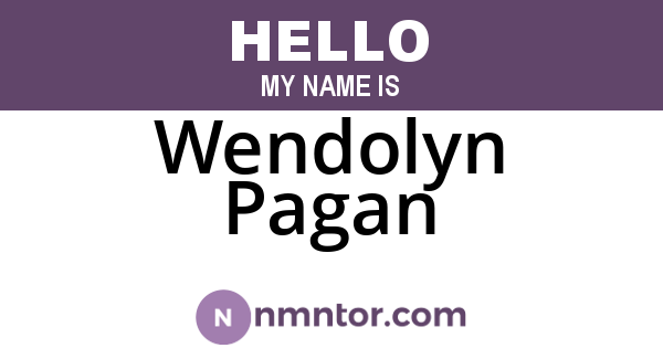 Wendolyn Pagan