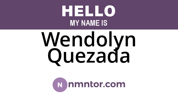 Wendolyn Quezada