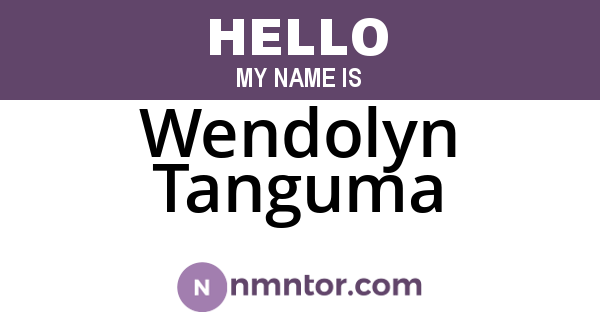 Wendolyn Tanguma