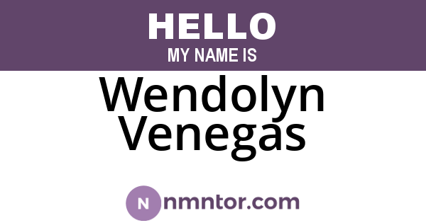 Wendolyn Venegas