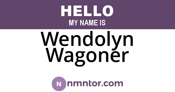 Wendolyn Wagoner