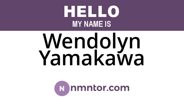 Wendolyn Yamakawa