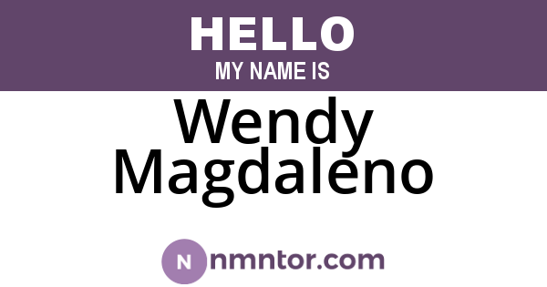 Wendy Magdaleno