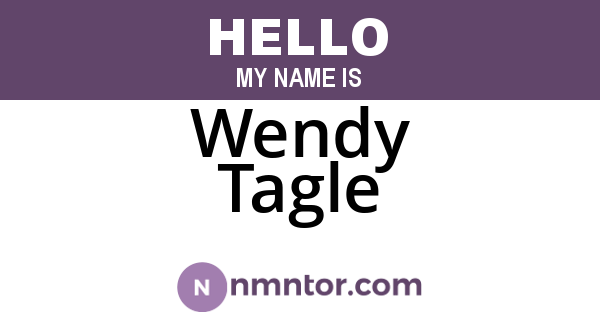 Wendy Tagle