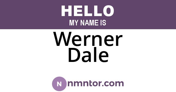 Werner Dale