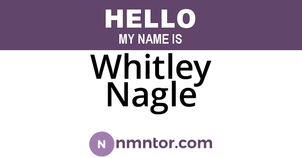 Whitley Nagle