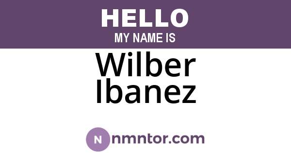 Wilber Ibanez