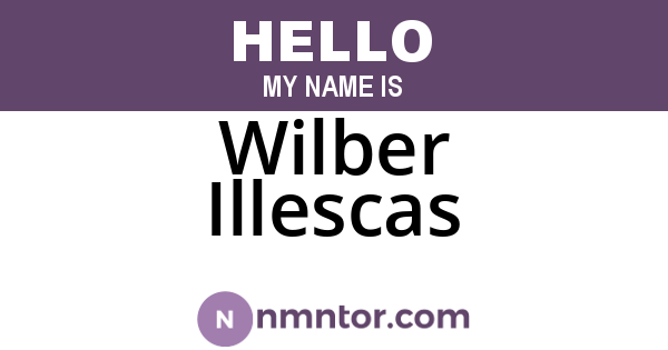 Wilber Illescas