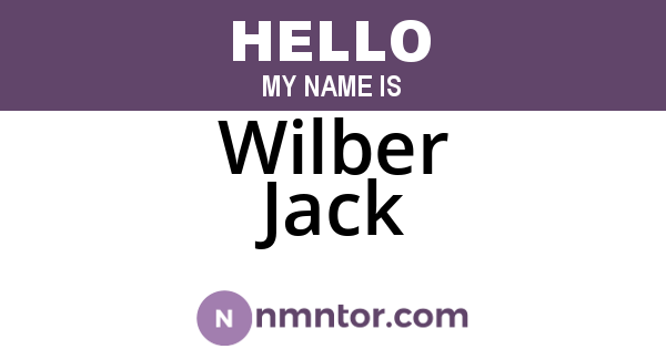 Wilber Jack