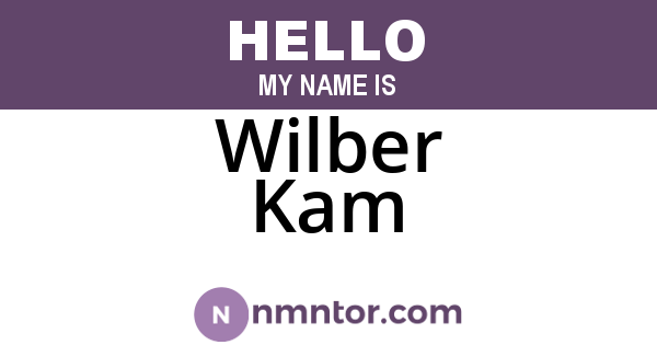 Wilber Kam
