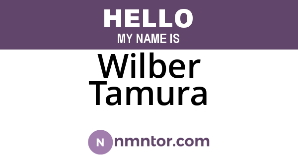 Wilber Tamura
