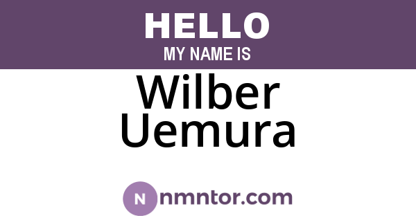 Wilber Uemura