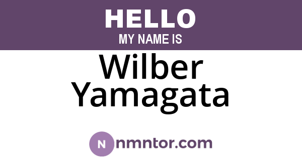Wilber Yamagata