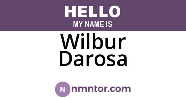 Wilbur Darosa