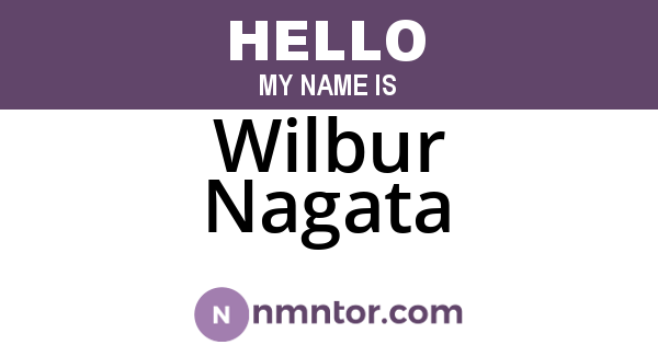 Wilbur Nagata