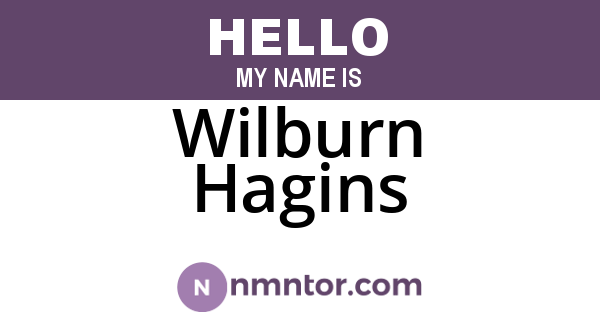 Wilburn Hagins