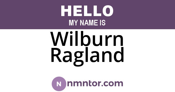 Wilburn Ragland
