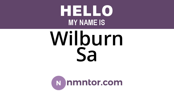 Wilburn Sa