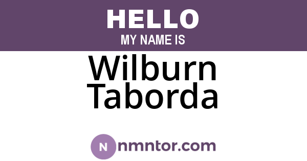 Wilburn Taborda